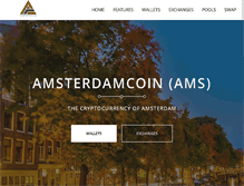 Tablet Screenshot of amsterdamcoin.com
